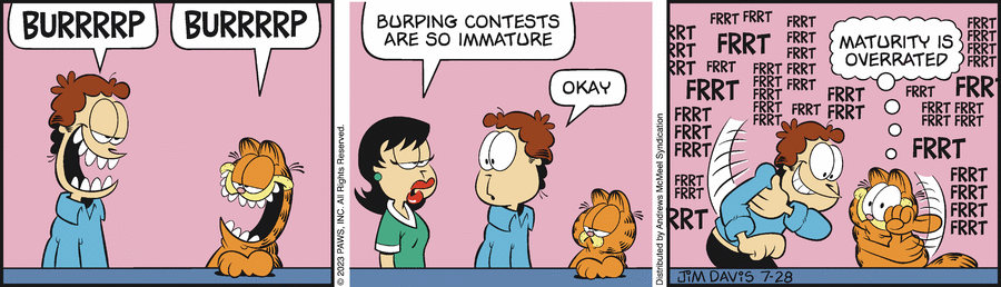 Garfield, July 28, 2023