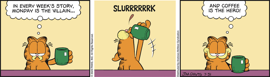 Garfield, July 31, 2023