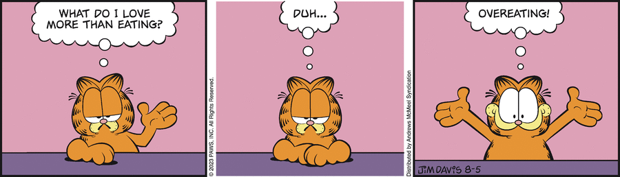 Garfield, August 5, 2023
