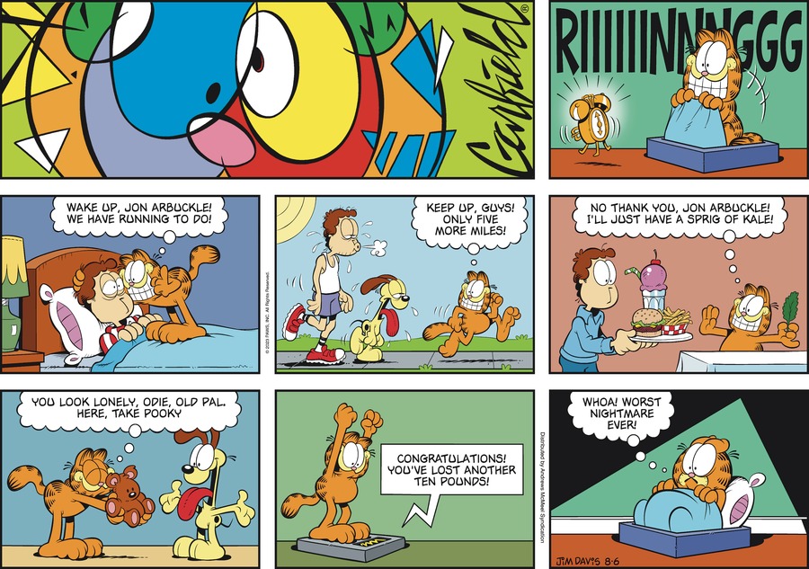 Garfield, August 6, 2023