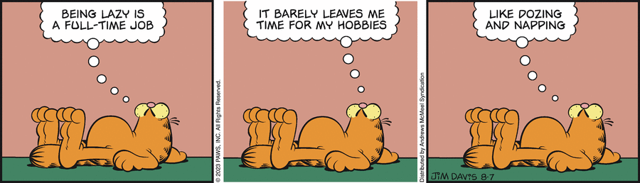 Garfield, August 7, 2023