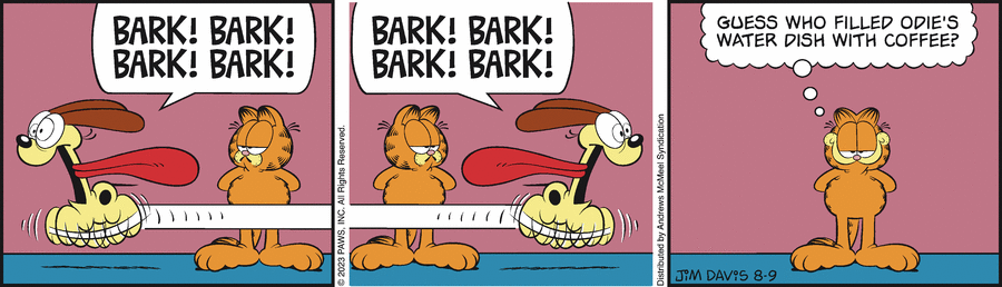 Garfield, August 9, 2023