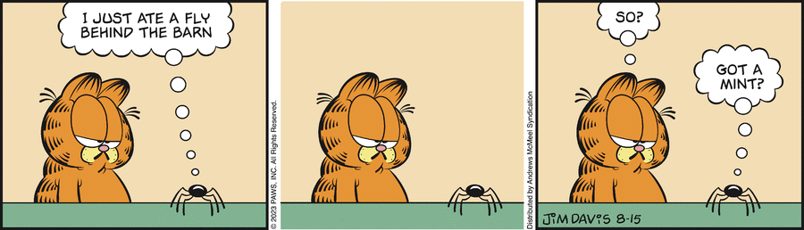 Garfield, August 15, 2023