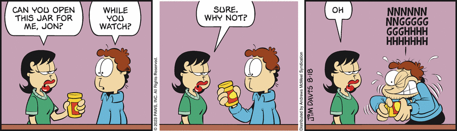 Garfield, August 18, 2023