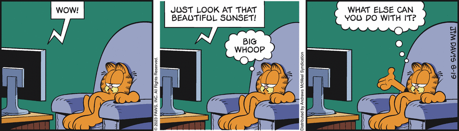 Garfield, August 19, 2023