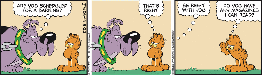 Garfield, August 22, 2023