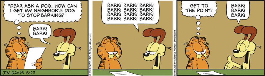 Garfield, August 23, 2023