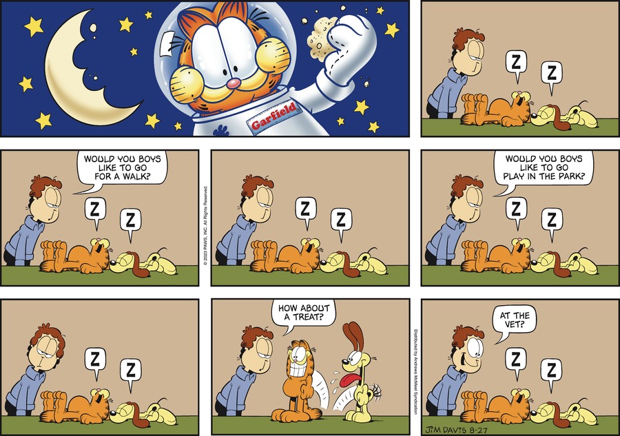 Garfield, August 27, 2023