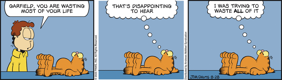Garfield, August 28, 2023