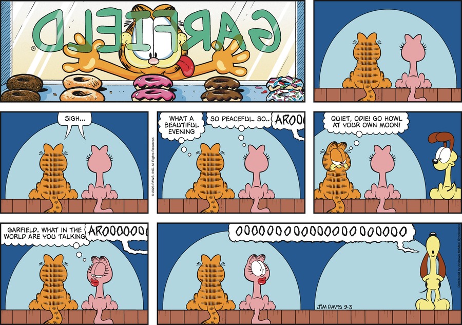 Garfield, September 3, 2023