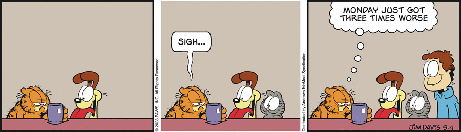 Garfield, September 4, 2023