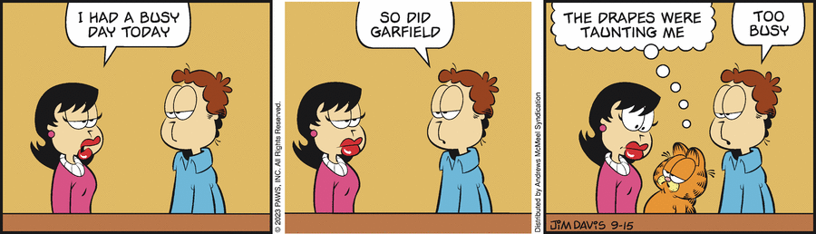 Garfield, September 15, 2023
