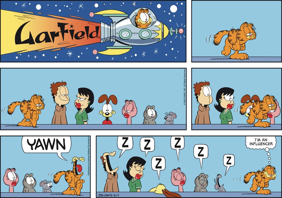 Garfield, September 17, 2023