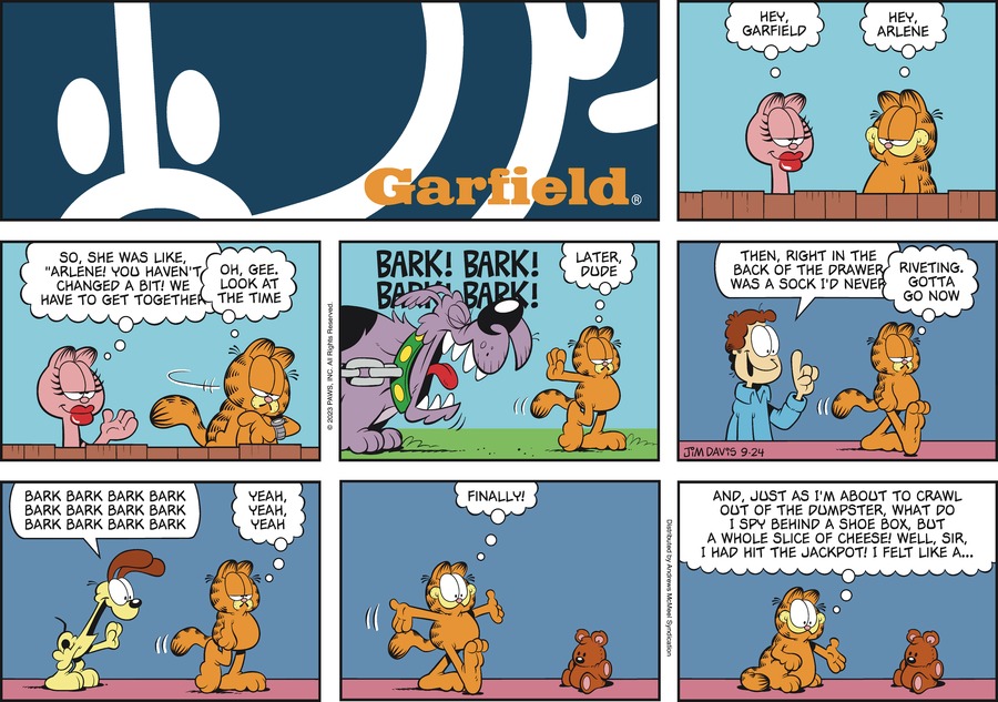 Garfield, September 24, 2023