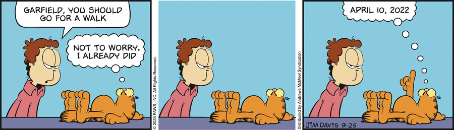 Garfield, September 25, 2023