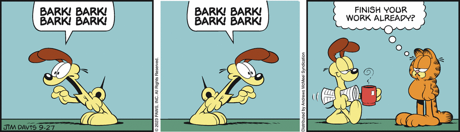 Garfield, September 27, 2023