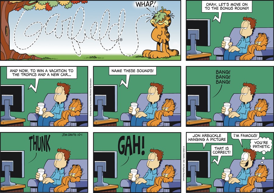 Garfield, October 1, 2023