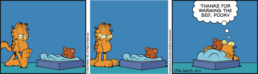 Garfield comic strip for Wednesday, October 4, 2023