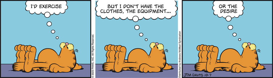 Garfield, October 7, 2023