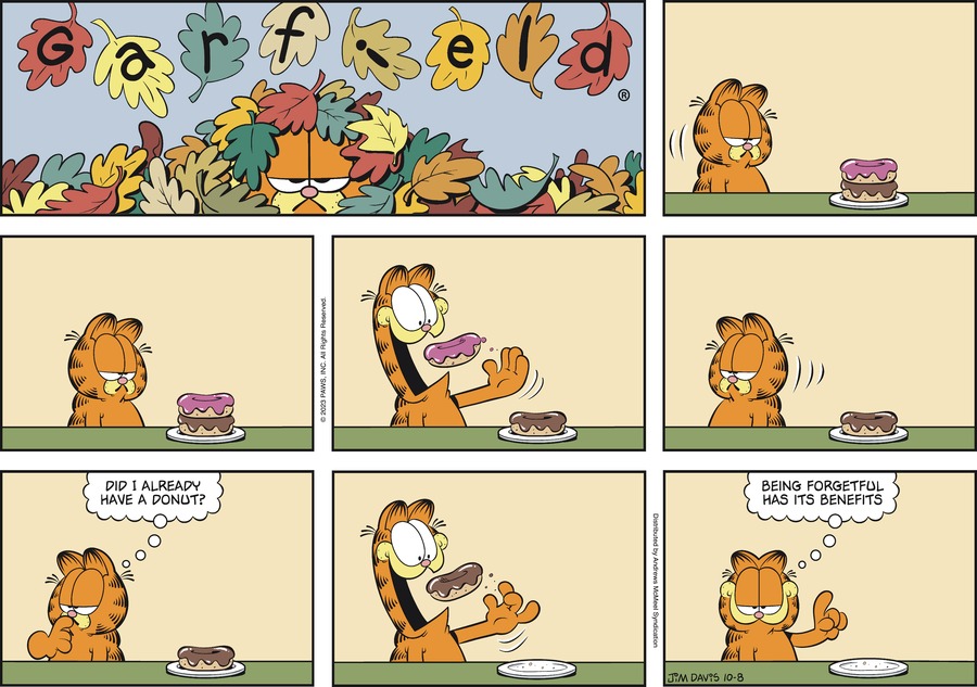 Garfield, October 8, 2023