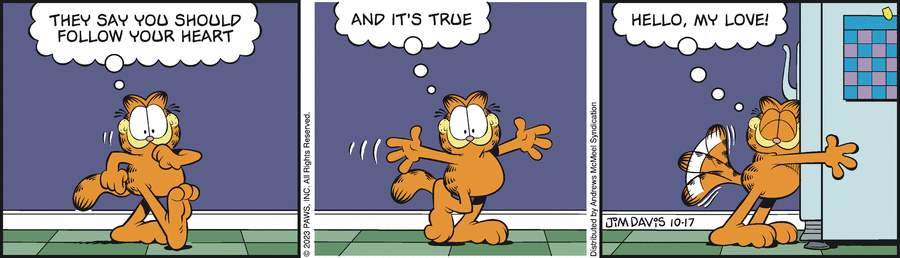 Garfield comic strip for Tuesday, October 17, 2023