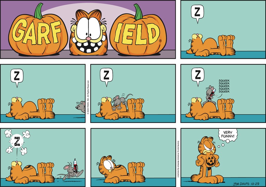 Garfield, October 29, 2023