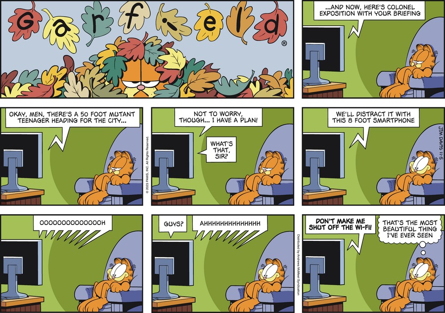 Garfield, November 5, 2023