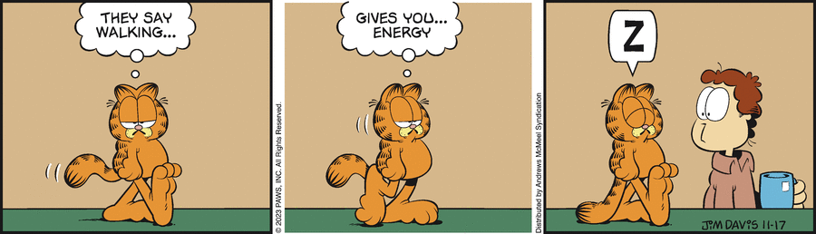 Garfield comic strip for Friday, November 17, 2023