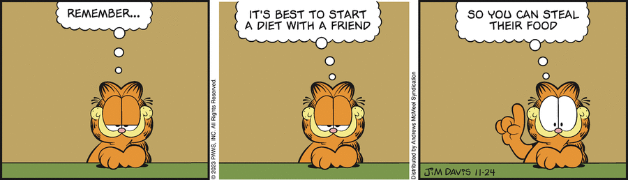 Garfield, November 24, 2023