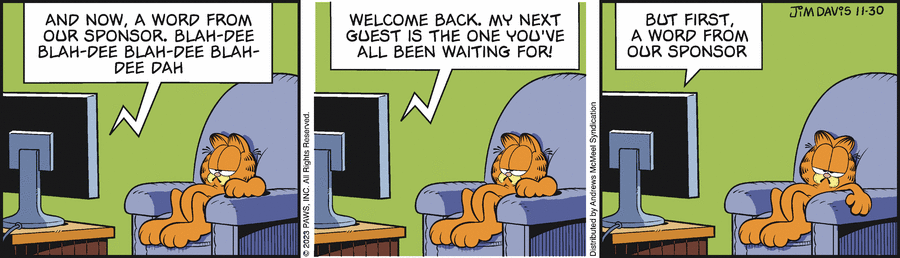 Garfield, November 30, 2023
