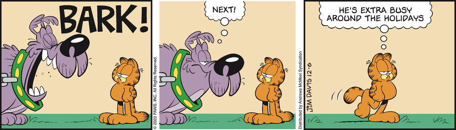 Garfield, December 6, 2023