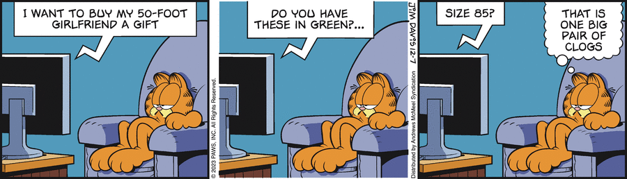Garfield, December 7, 2023