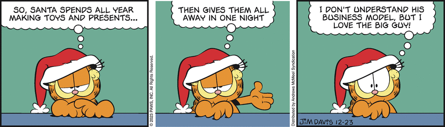 Garfield, December 23, 2023