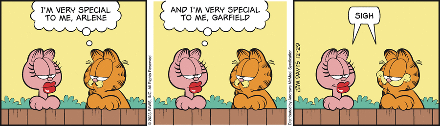 Garfield, December 29, 2023