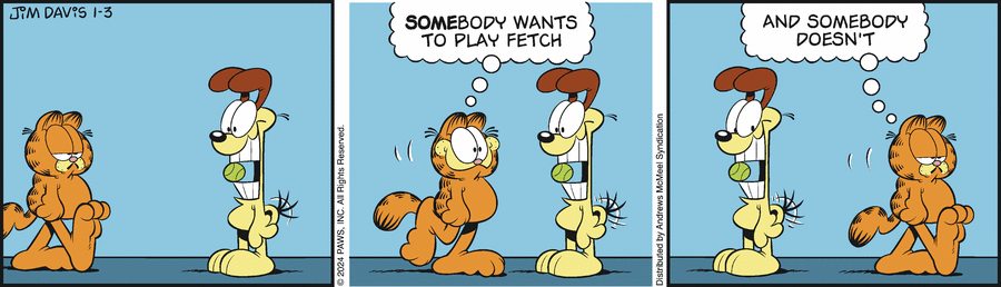 Garfield, January 3, 2024