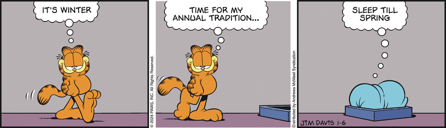 Garfield, January 6, 2024