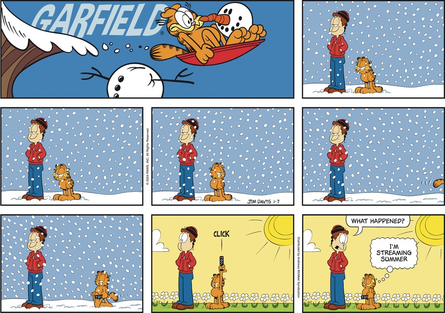 Garfield, January 7, 2024
