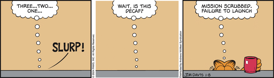 Garfield, January 8, 2024
