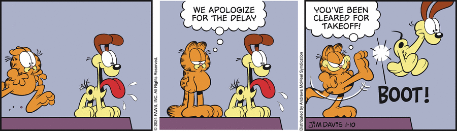 Garfield, January 10, 2024