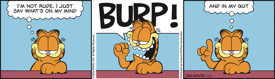 Garfield, January 11, 2024