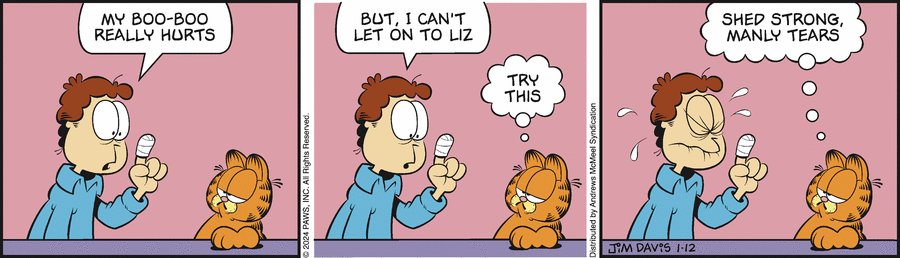 Garfield, January 12, 2024