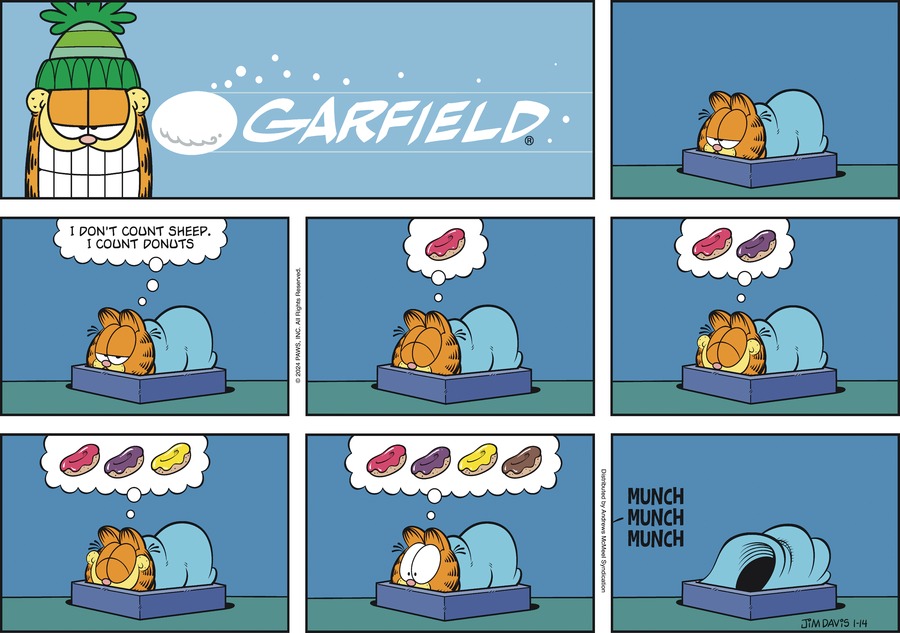 Garfield, January 14, 2024