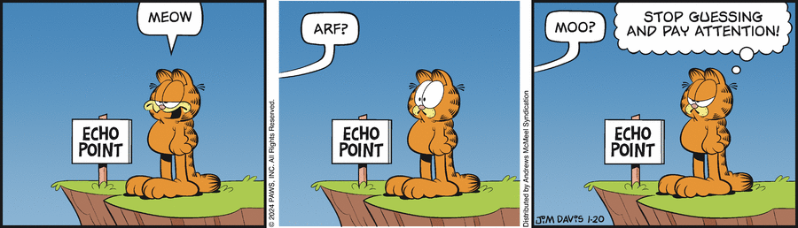 Garfield, January 20, 2024