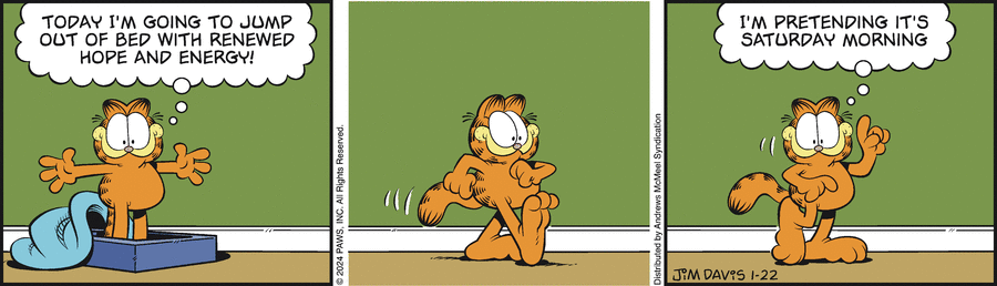 Garfield, January 22, 2024