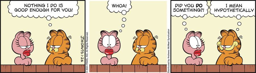 Garfield, January 26, 2024