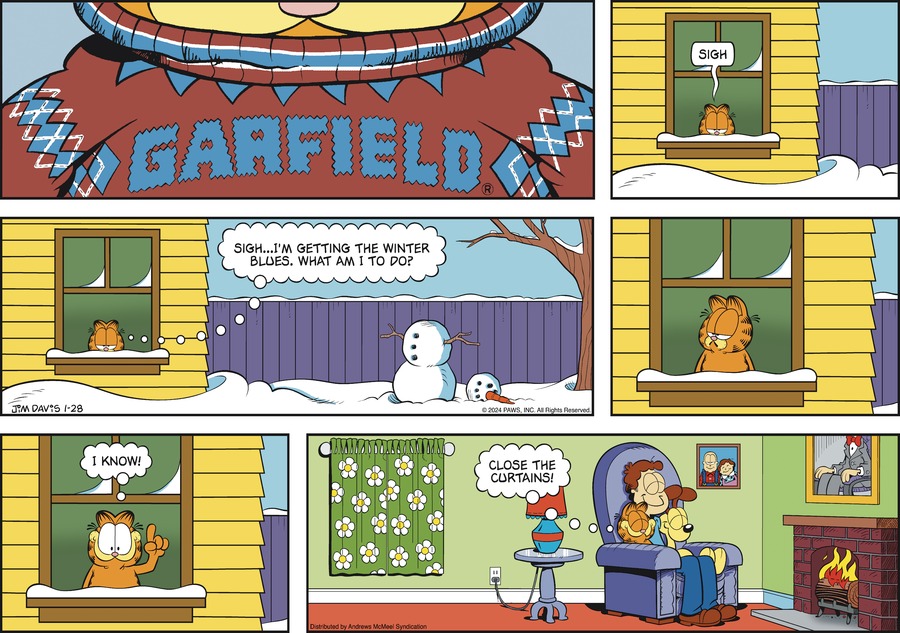 Garfield, January 28, 2024