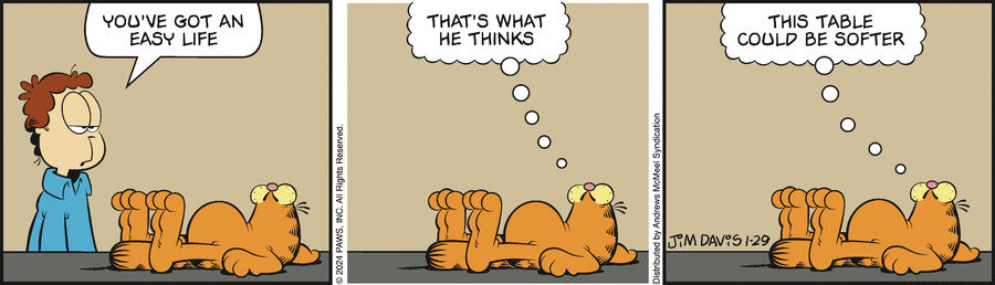 Garfield, January 29, 2024