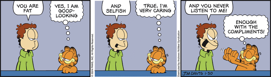 Garfield, January 30, 2024