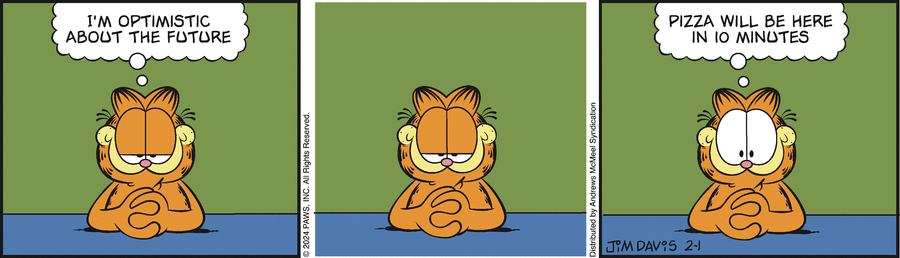 Garfield, February 1, 2024
