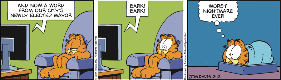 Garfield, February 12, 2024